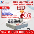 Bộ 05 Camera Turbo HD HIKVISION độ nét cao HD720P