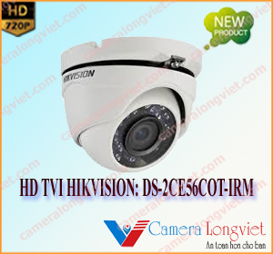 Camera HD-TVI bán cầu HIKVISION DS-2CE56C0T-IRM