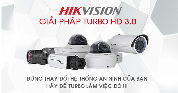 Hikvision ra mắt camera Turbo HD 3.0MP